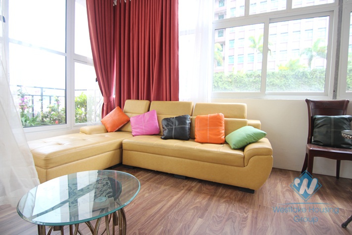 Bright rooftop apartment rental in Dong Da, Hanoi